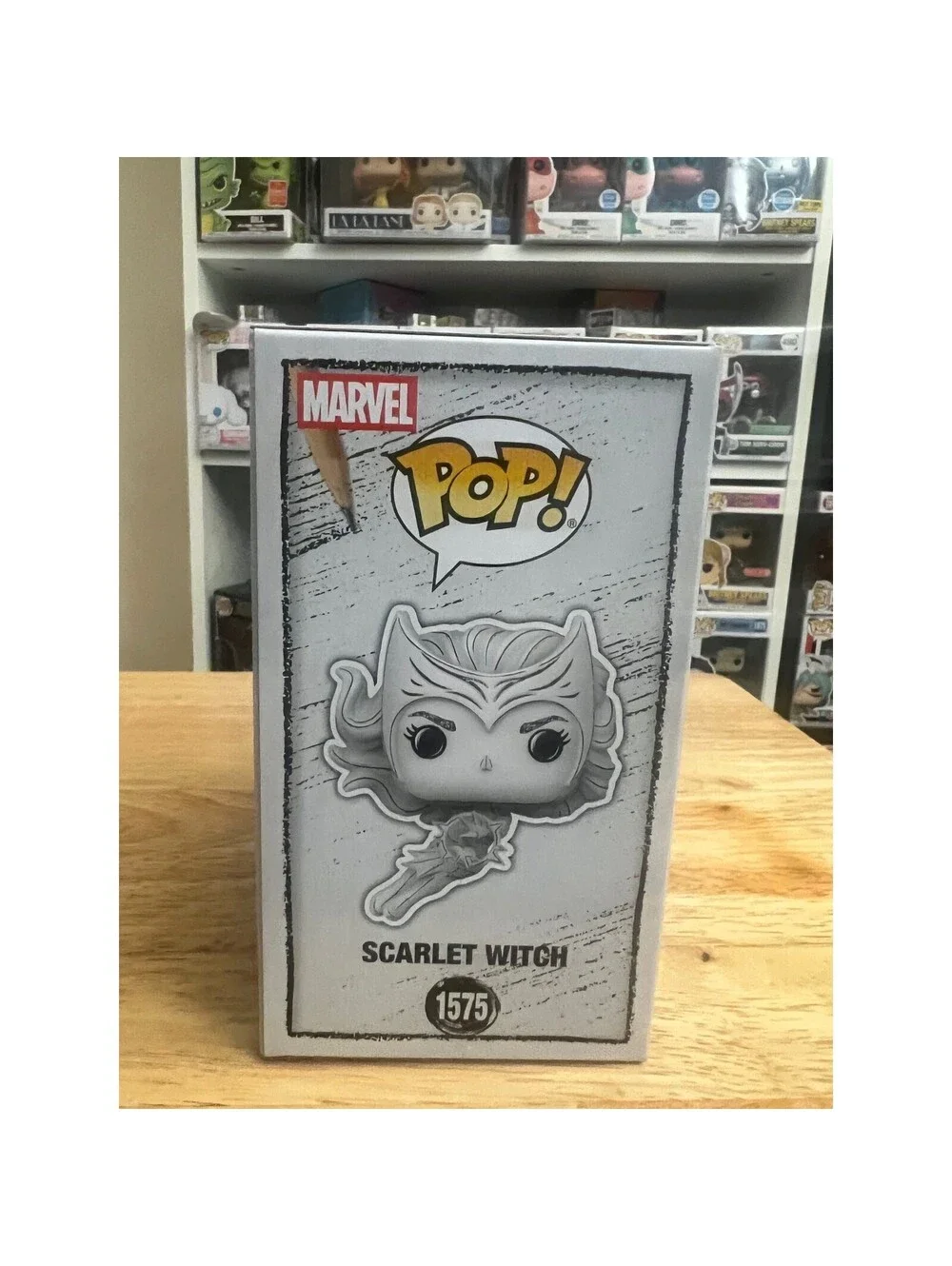 EXC LE Sketched DECO Scarlet Witch Funko Pop Bobblehead #1575 Marvel Comics Mcu